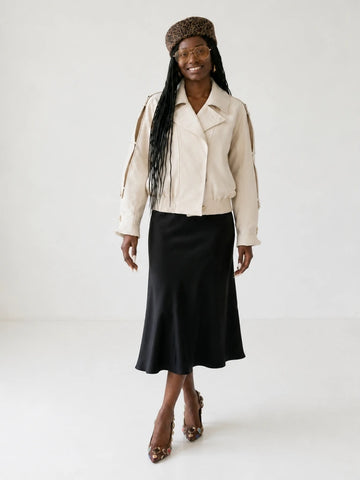 Confident Asymmetrical Button Jacket