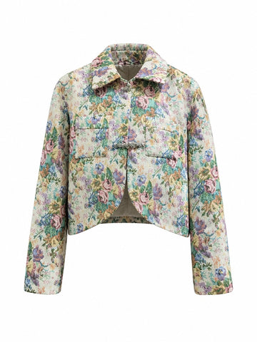 Wanderlust Floral Cropped Jacket