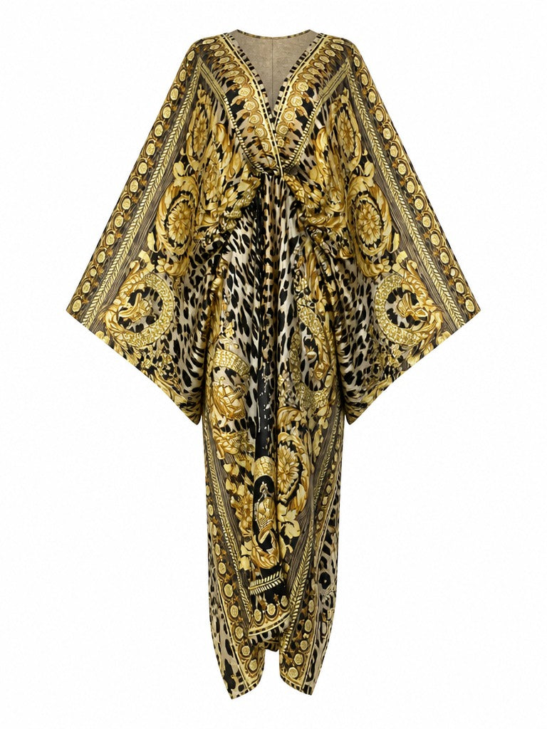 Fierce V-Neck Printed Kaftan