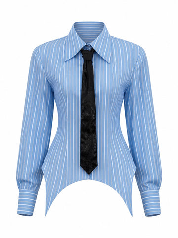 Audacious Striped Patchwork Tunic