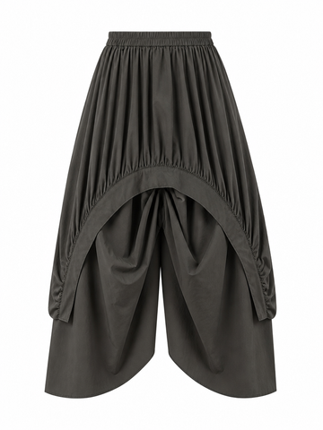 Untamed Draped Midi Skirt