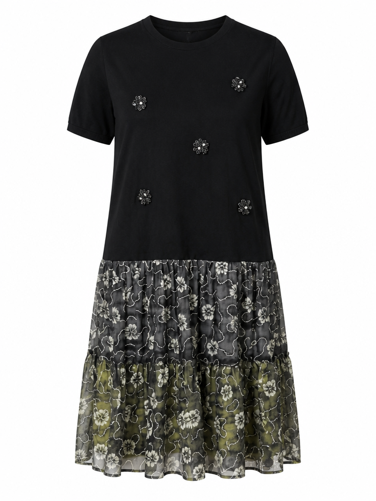 Free Spirit Floral Patchwork Maxi Dress