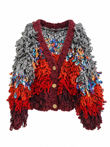Wanderlust Tassel Crochet Cardigan
