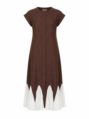 Sovereign Patchwork Loose Maxi Dress