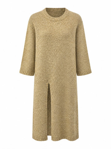 Audacious Sequined Knit Dress