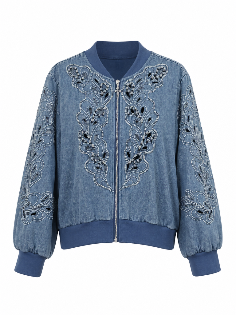 Chosen Embroidered Denim Jacket
