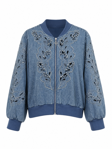 Chosen Embroidered Denim Jacket