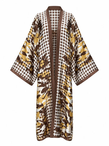 Adventurous Print Boho Kimono