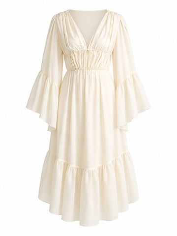 Free Spirit Ruffled Maxi Dress