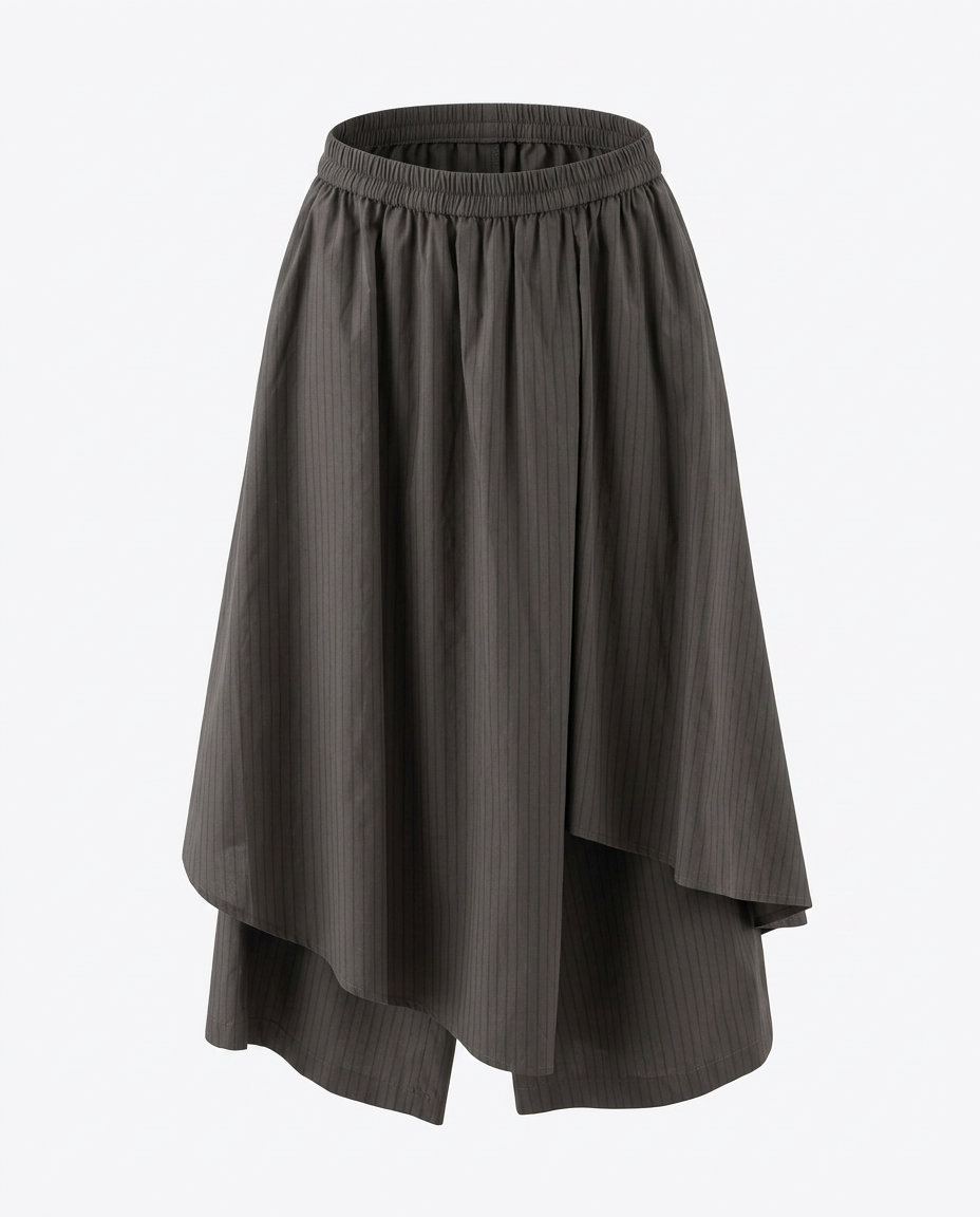 Unstoppable Plaid Irregular Skirt