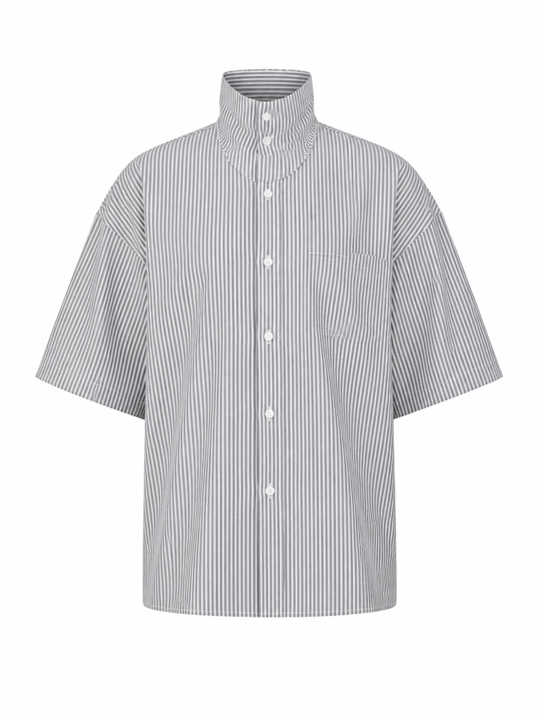Audacious Striped Loose Shirt