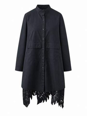 Free Spirit Lace Asymmetrical Blouse