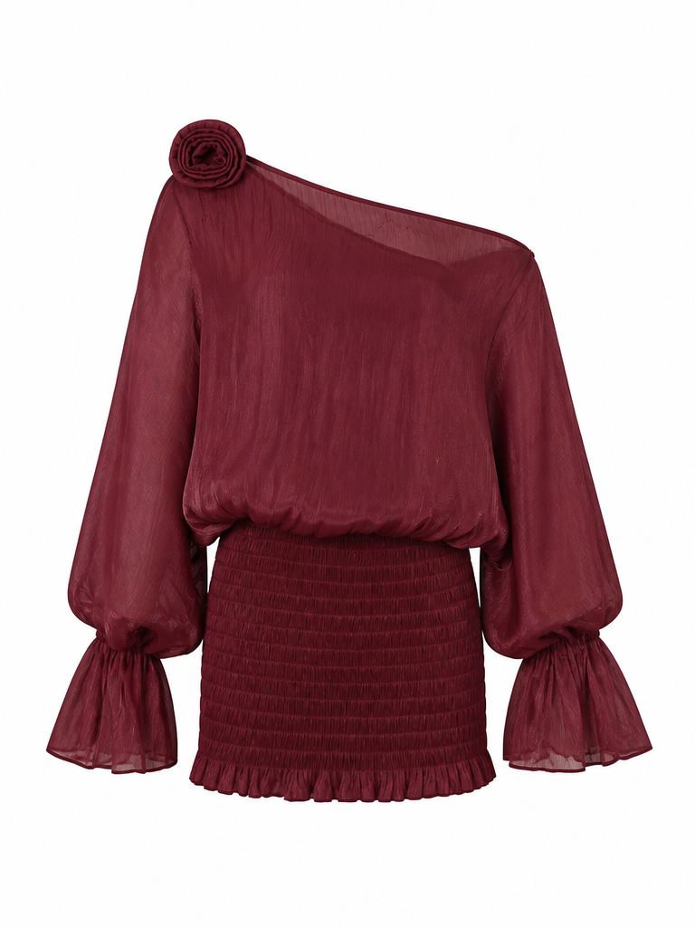 Divine Off-Shoulder Mini Dress