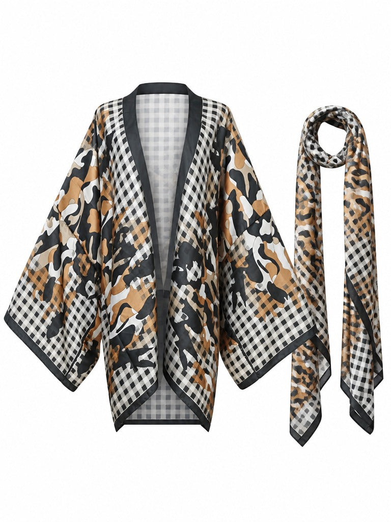 Untamed Printed Loose Kimono