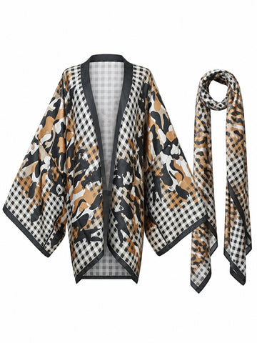 Untamed Printed Loose Kimono