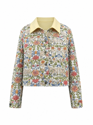 Free Spirit Floral Jacquard Jacket
