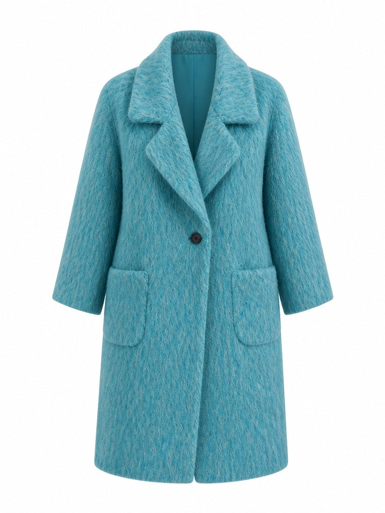 Boundless Fluffy Oversized Wool Coat