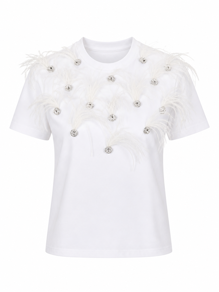 Radiant Feather Diamond T-Shirt
