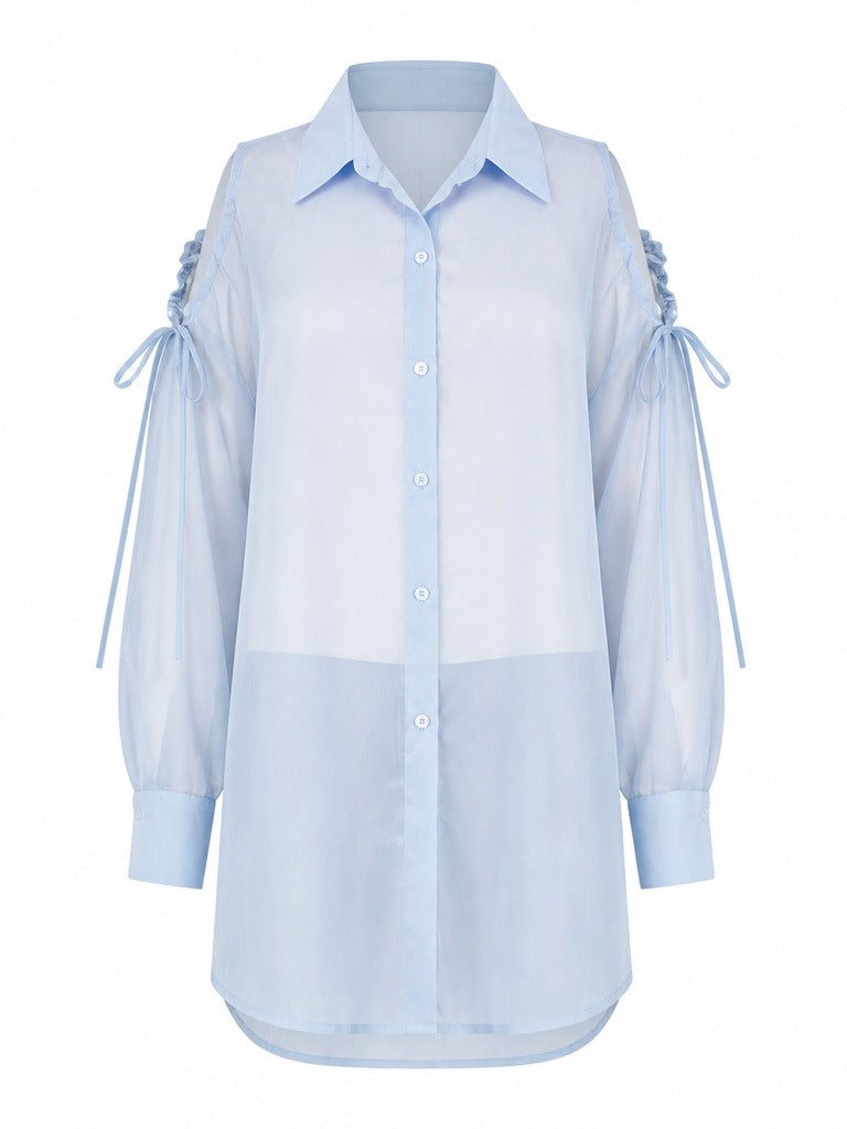 Free Spirit Sheer Oversized Shirt