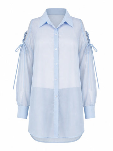 Free Spirit Sheer Oversized Shirt