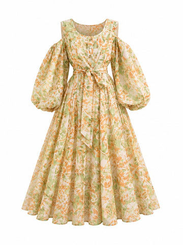Wanderlust Flowy Floral Midi Dress