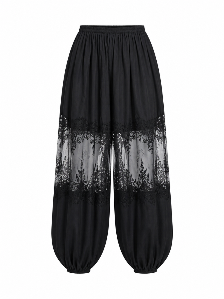 Audacious Pleated Lace Bloomers