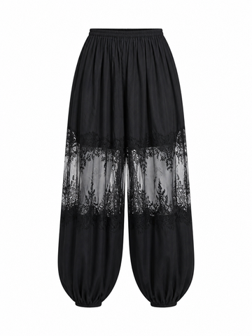 Audacious Pleated Lace Bloomers