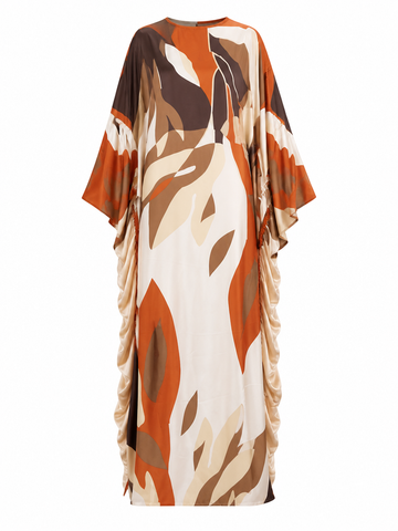 Free Spirit Printed Ruffle Kaftan