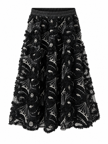 Sovereign Pleated Boho Maxi Skirt