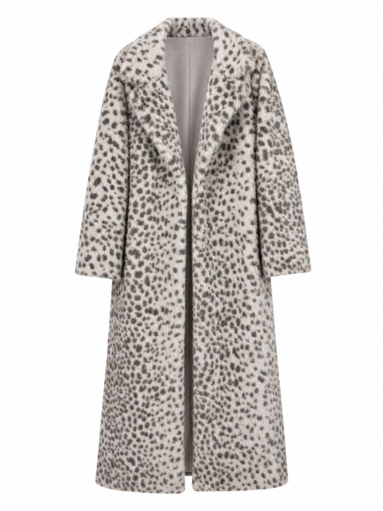 Wild Heart Leopard Faux Fur Coat