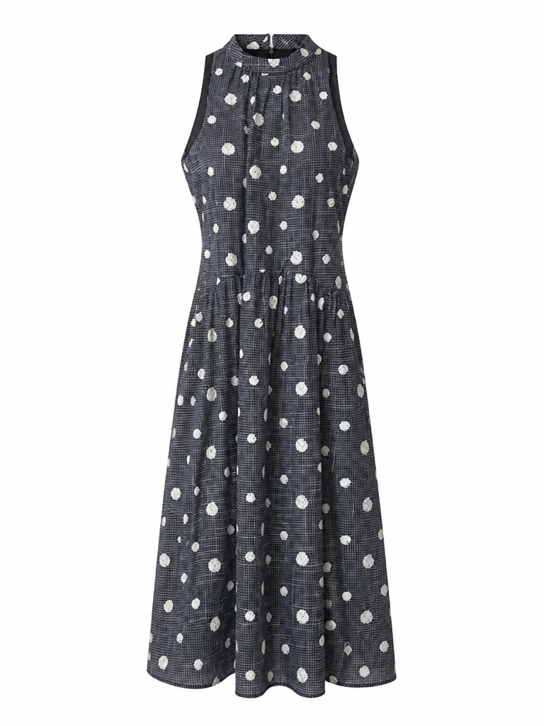 Liberated Dot Embroidered Maxi Dress