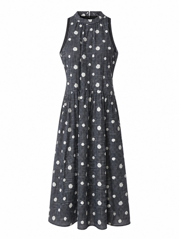Liberated Dot Embroidered Maxi Dress