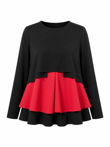 Audacious Ruffled Layered T-shirt