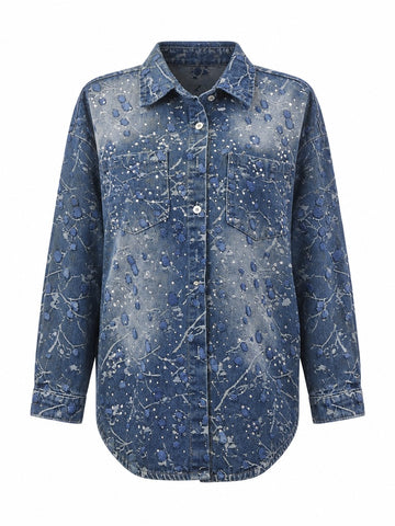 Magnetic Embroidered Loose Blouse
