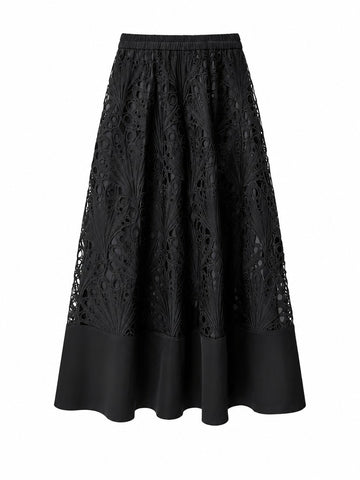Audacious Black Lace Two-Piece Set