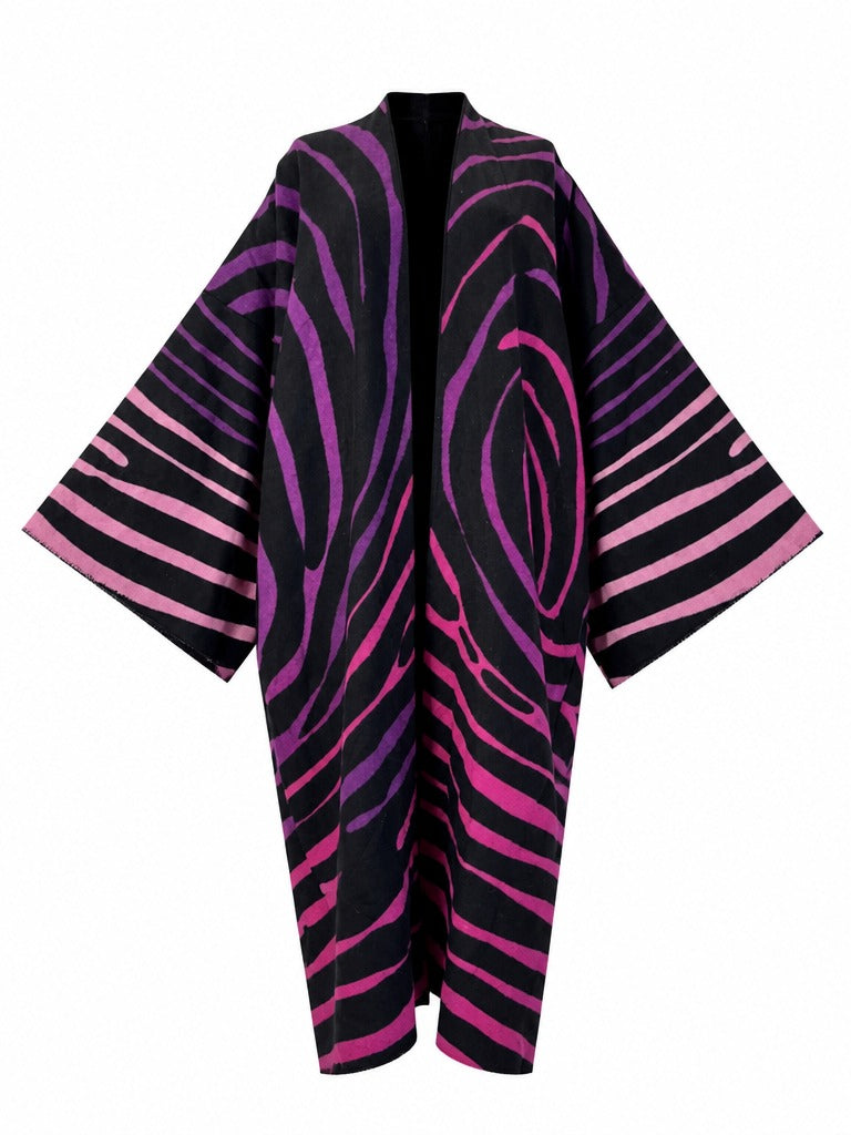 Wild Heart Geometric Print Kimono