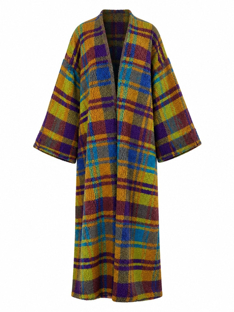 Wild Heart Plaid Oversized Kimono