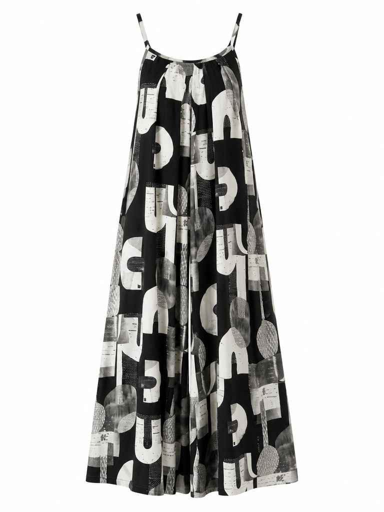 Free Spirit Printed Wide-Leg Jumpsuit