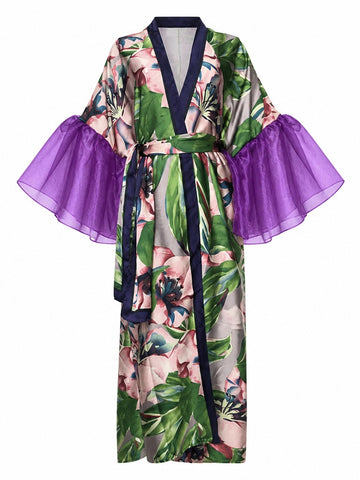 Vivacious Printed Boho Kaftan