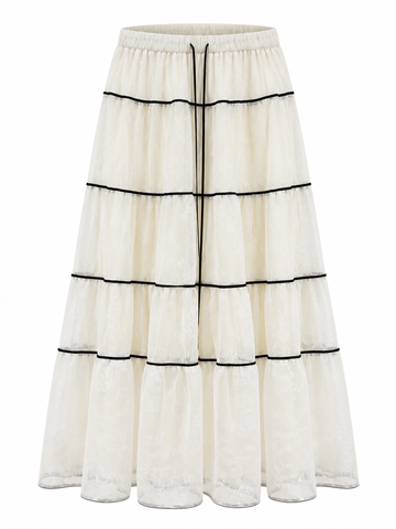 Free Spirit Tiered Mesh Skirt
