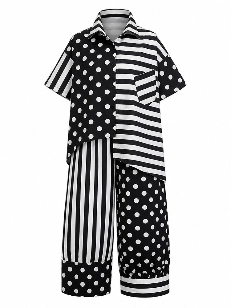Audacious Printed Loose Two-Piece Set