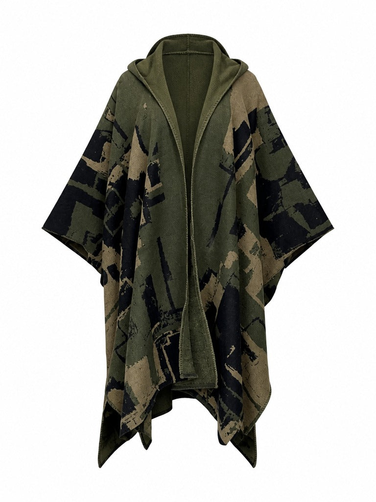 Fearless Printed Hooded Kaftan