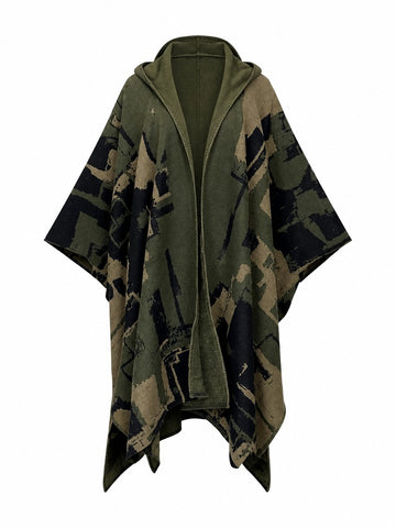 Fearless Printed Hooded Kaftan