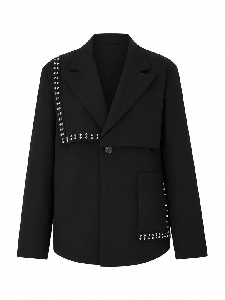 Audacious Rivet Irregular Jacket
