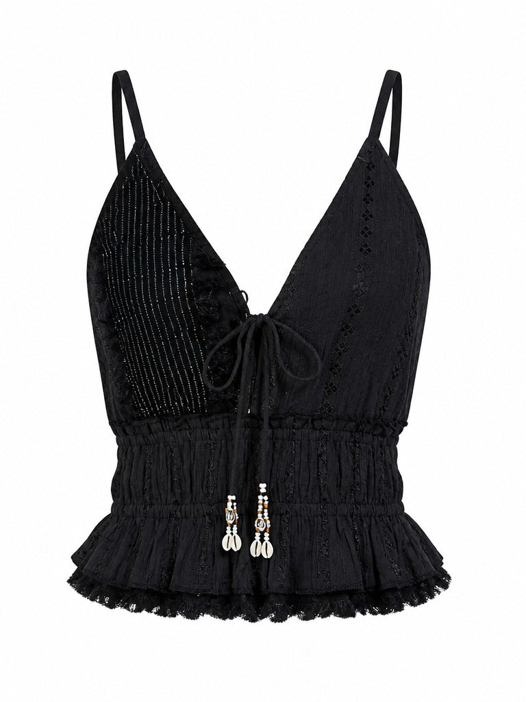 Free Spirit Cotton Ruffled Cami