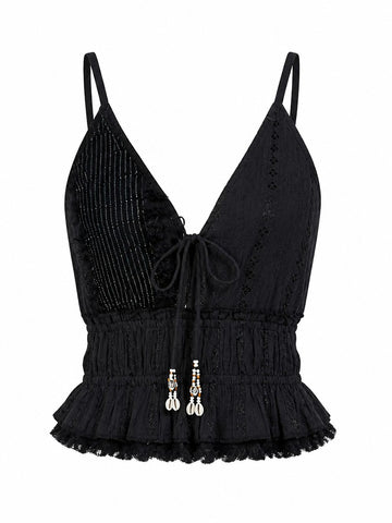 Free Spirit Cotton Ruffled Cami