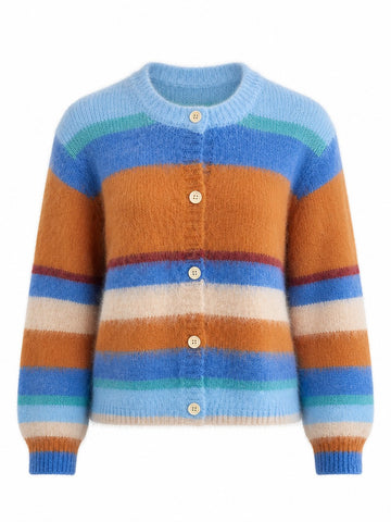 Wanderlust Striped Knit Cardigan