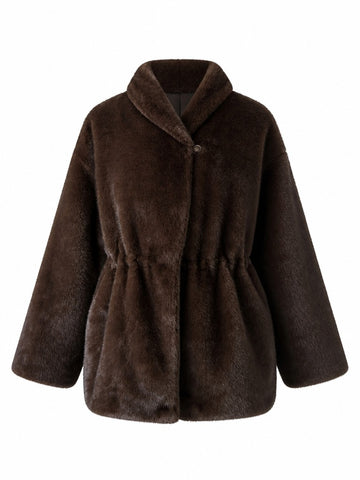 Elegant Oversized Fluffy Jacket