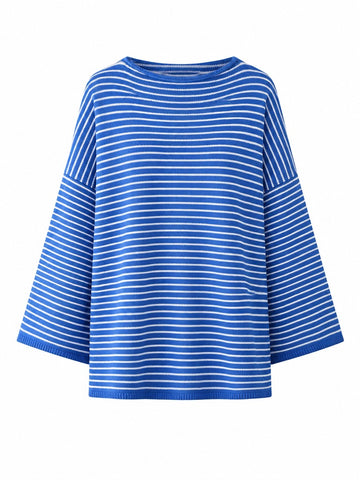 Grounded Striped Knit T-Shirt