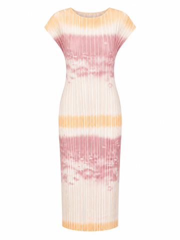 Free Spirit Pleated Ombre Maxi Dress